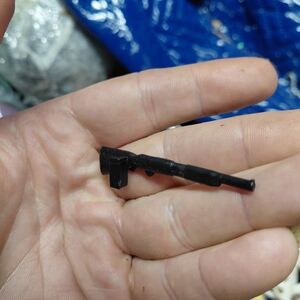 Black Toy Rifle Accessory for Kids Dolls & Action Figures